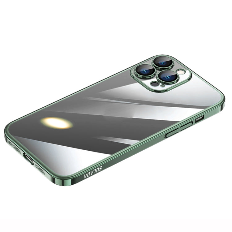 For iPhone 14 Pro Max SULADA Hard PC Shockproof Phone Case(Green) - HoMEdemic™ 