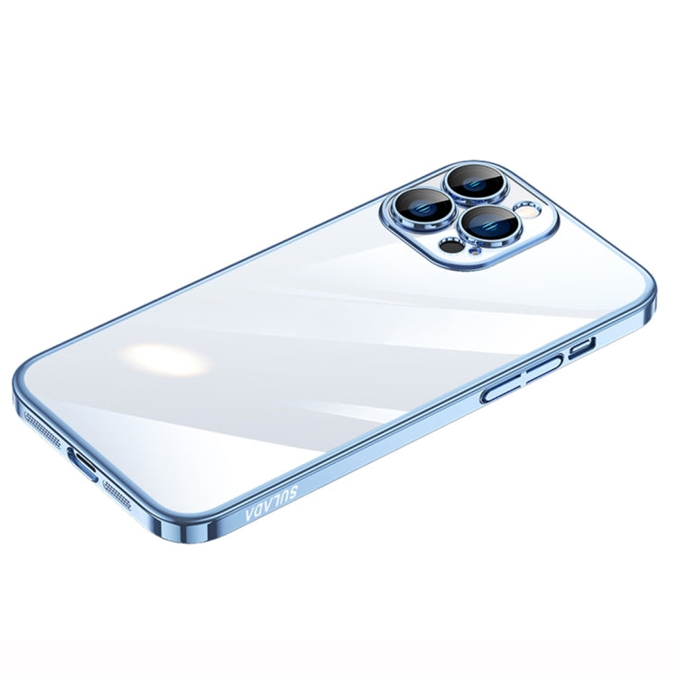 For iPhone 14 Pro Max SULADA Hard PC Shockproof Phone Case(Sierra Blue) - HoMEdemic™ 