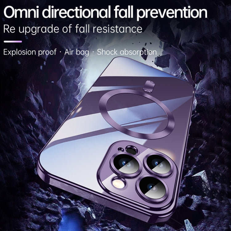 For iPhone 14 Pro Max SULADA Plating TPU Shockproof Phone Soft Case(Purple) - HoMEdemic™ 