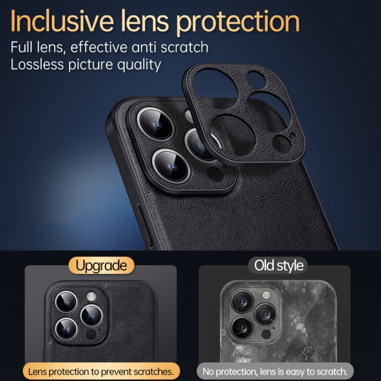 For iPhone 14 Pro Max SULADA Shockproof TPU + Handmade Leather Phone Case(Green) - HoMEdemic™ 