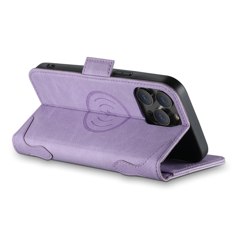 For iPhone 14 Pro Max SUTENI J07 Multifunctional Horizontal Flip Magsafe Leather Phone Case(Purple) - HoMEdemic™ 