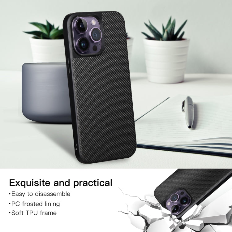 For iPhone 14 Pro Max ViLi TC Series Kevlar Carbon Fiber Texture Phone Case(Black) - HoMEdemic™ 