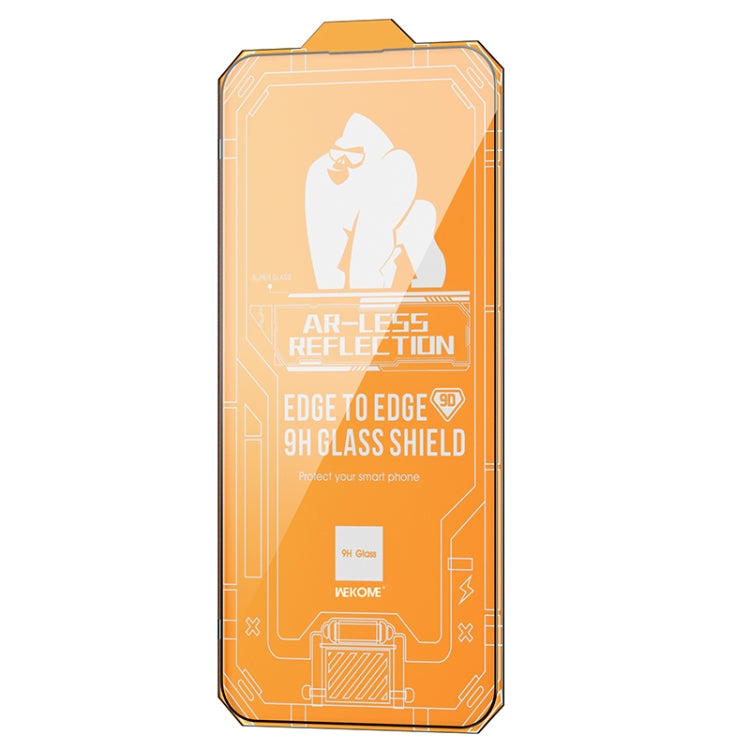 For iPhone 14 Pro Max WK WTP-069 King Kong Vacha 9D Curved AR HD Tempered Glass Film(Black) - HoMEdemic™ 