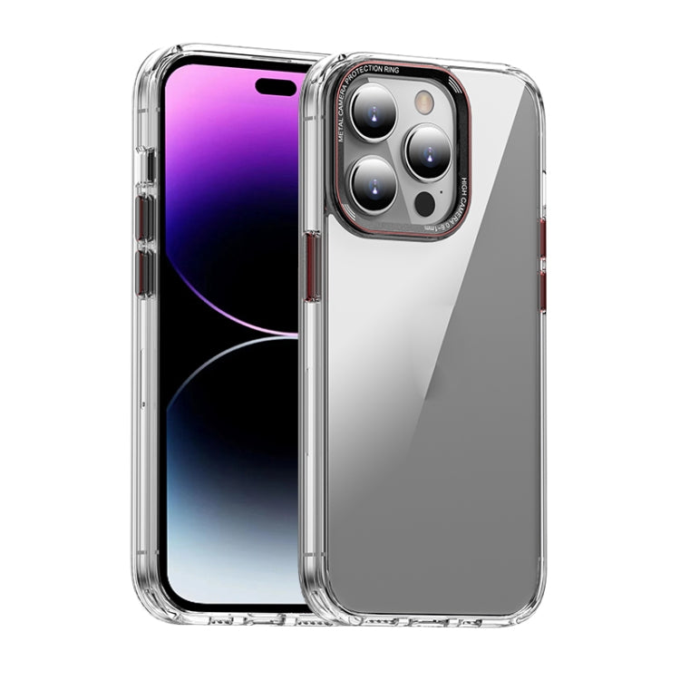 For iPhone 14 Pro Max iPAKY MG Series Transparent PC Phone Case(Transparent) - HoMEdemic™ 
