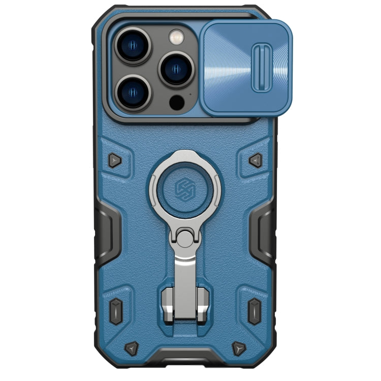 For iPhone 14 Pro NILLKIN CamShield Armor Pro Magnetic Phone Case(Blue) - HoMEdemic™ 