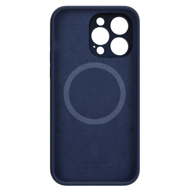 For iPhone 14 Pro NILLKIN Runwing Magsafe Magnetic Phone Case(Dark Blue) - HoMEdemic™ 