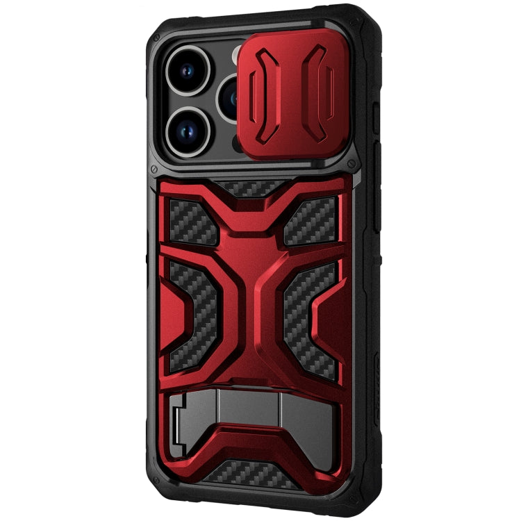 For iPhone 14 Pro NILLKIN Sliding Camera Cover Design TPU + PC Magnetic Phone Case(Red) - HoMEdemic™ 