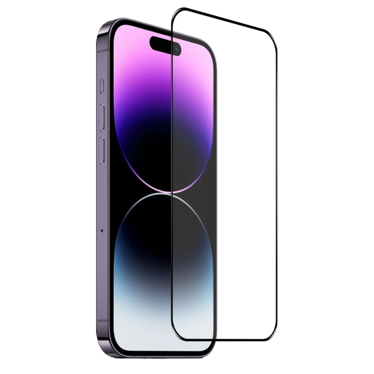 For iPhone 14 Pro NORTHJO A++ Screen Protector Full Glue Silk Printing Tempered Glass Film - HoMEdemic™ 