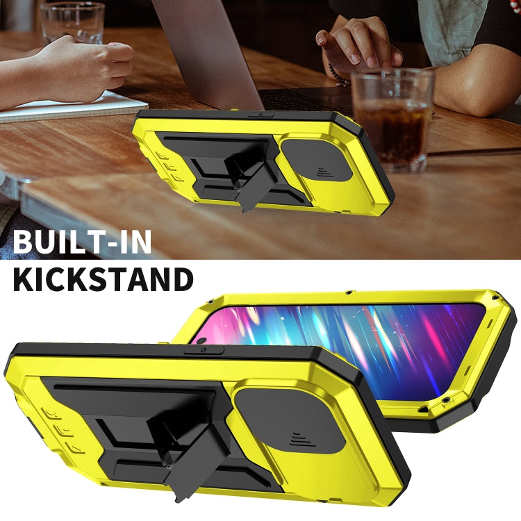 For iPhone 14 Pro R-JUST Shockproof Life Waterproof Dust-proof Case(Yellow) - HoMEdemic™ 