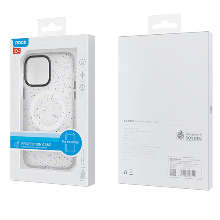 For iPhone 14 Pro ROCK Guard Ink Splash MagSafe Phone Case(Black) - HoMEdemic™ 