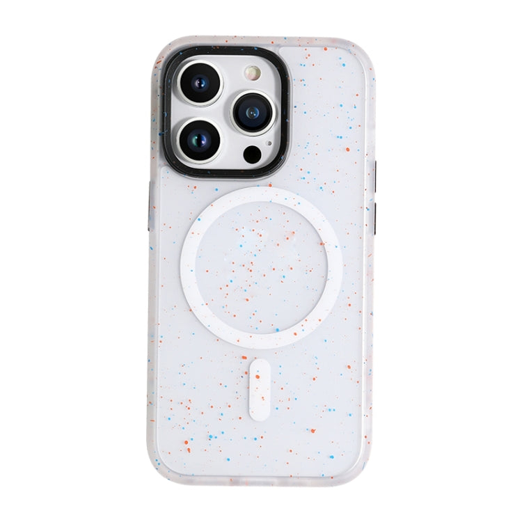 For iPhone 14 Pro ROCK Guard Ink Splash MagSafe Phone Case(White) - HoMEdemic™ 
