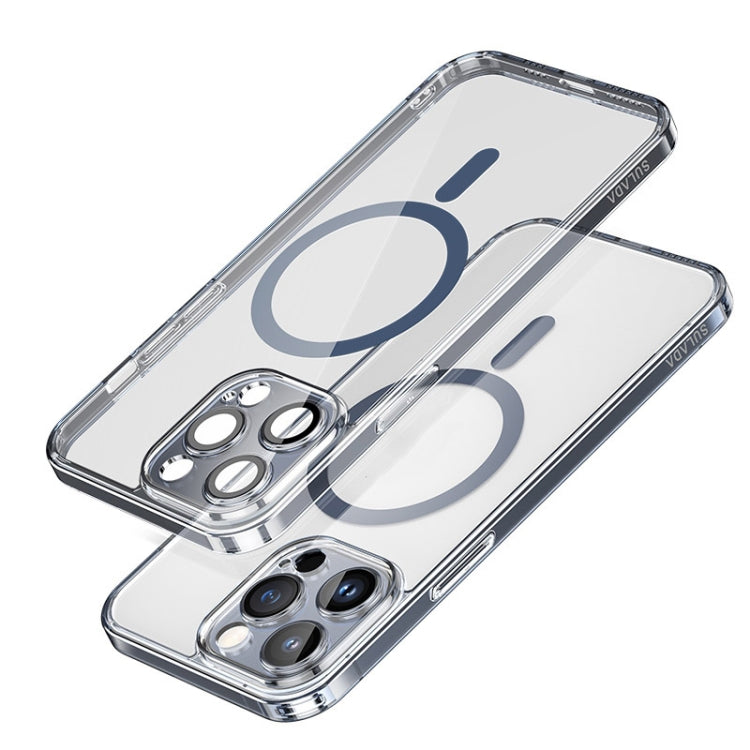 For iPhone 14 Pro SULADA Jingpin Series All-inclusive Lens Electroplated TPU Phone Case(Blue) - HoMEdemic™ 