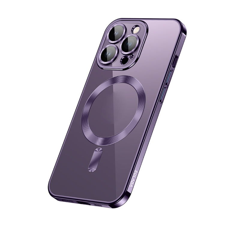 For iPhone 14 Pro SULADA Plating TPU Shockproof Phone Soft Case(Purple) - HoMEdemic™ 