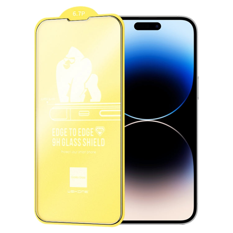 For iPhone 14 Pro WEKOME 9D Curved Frosted Tempered Glass Film - HoMEdemic™ 