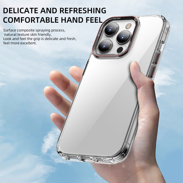 For iPhone 14 Pro iPAKY MG Series Transparent PC Phone Case(Transparent Blue) - HoMEdemic™ 