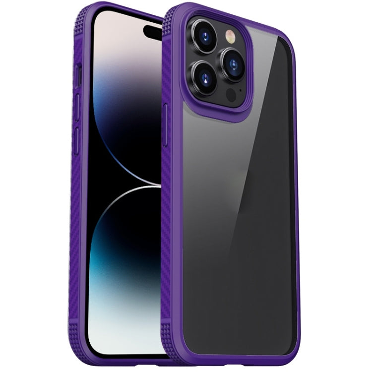 For iPhone 14 Pro iPAKY Shockproof PC + TPU Protective Phone Case(Purple) - HoMEdemic™ 