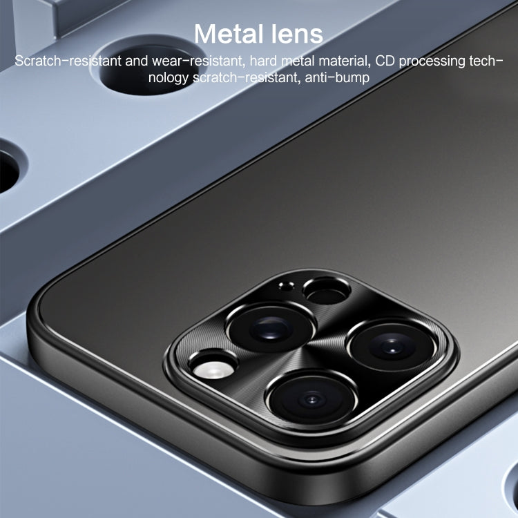 For iPhone 14 R-JUST RJ-61 Electroplating Frosted TPU + PC Phone Case(Grey) - HoMEdemic™ 