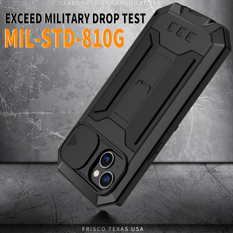 For iPhone 14 R-JUST Shockproof Life Waterproof Dust-proof Case (Black) - HoMEdemic™ 