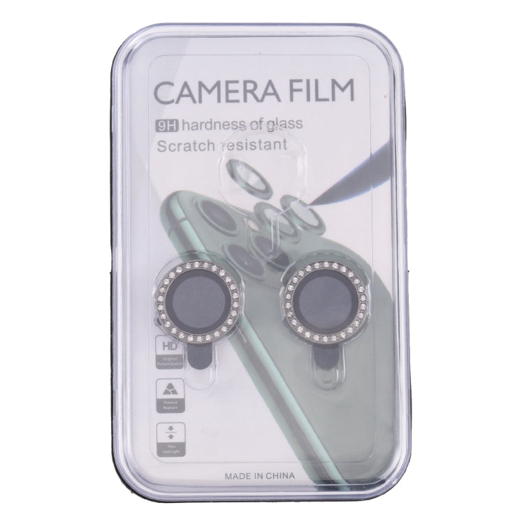 For iPhone 15 / 15 Plus 9H Point Drill Camera Lens Protector Ring(Black) - HoMEdemic™ 