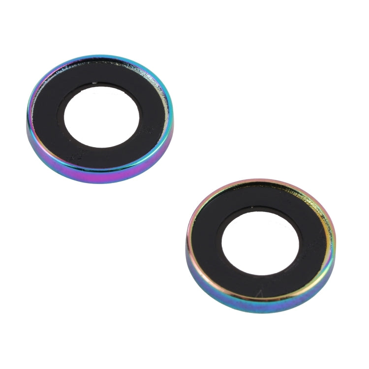 For iPhone 15 / 15 Plus 9H Point Drill Camera Lens Protector Ring(Colorful) - HoMEdemic™ 