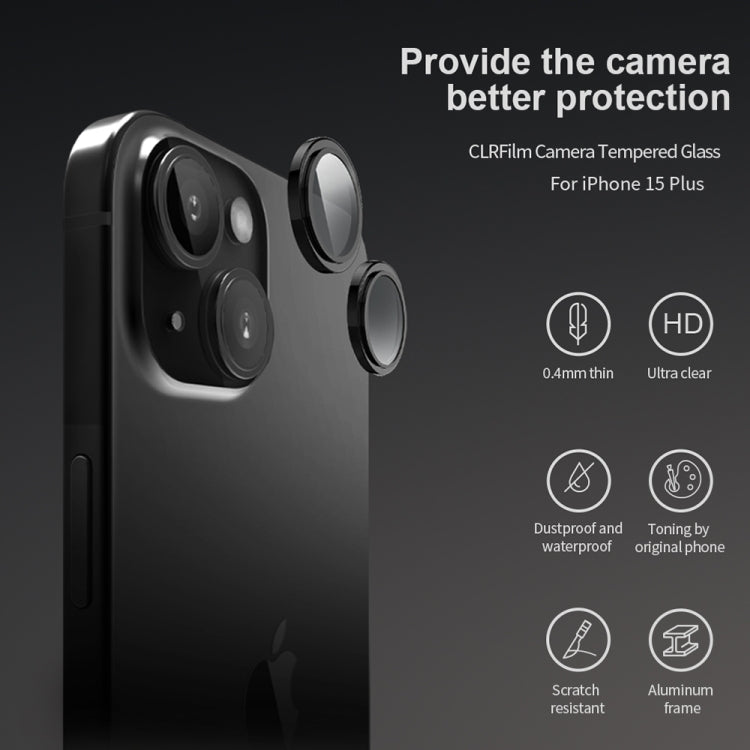 For iPhone 15  / 15 Plus NILLKIN Color Mirror Series Lens Film - HoMEdemic™ 