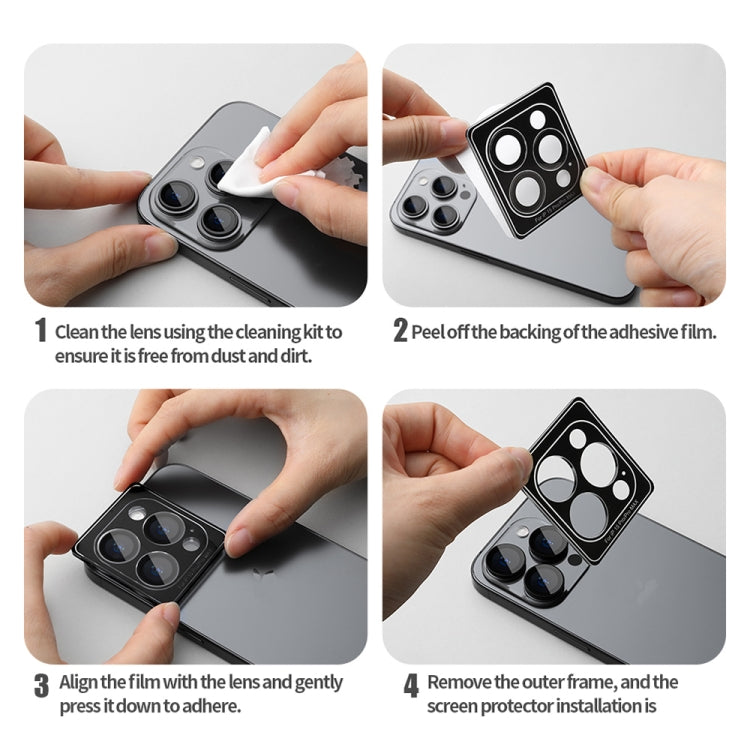 For iPhone 15  / 15 Plus NILLKIN Color Mirror Series Lens Film - HoMEdemic™ 