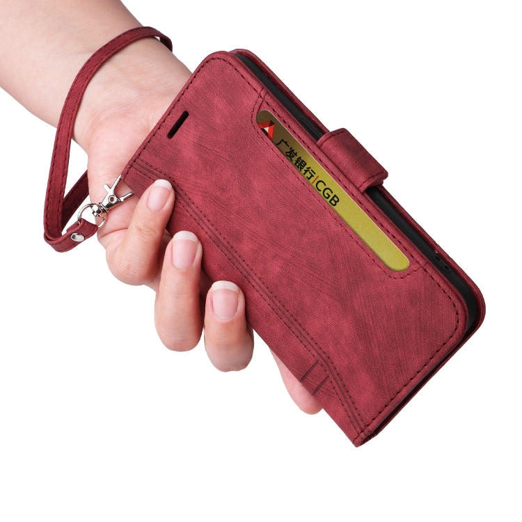 For iPhone 15 BETOPNICE Dual-side Buckle Leather Phone Case(Red) - HoMEdemic™ 