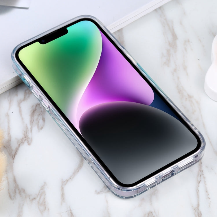 For iPhone 15 DFANS DESIGN Golden Diamond TPU+PC Phone Case(Blue) - HoMEdemic™ 