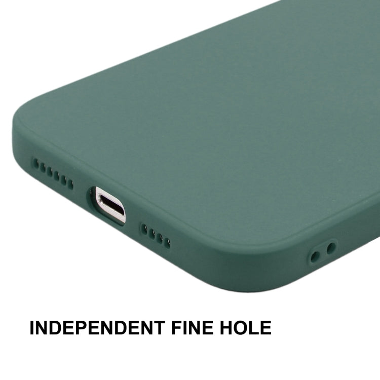 For iPhone 15 ENKAY Liquid Silicone Soft Shockproof Phone Case(Dark Green) - HoMEdemic™ 