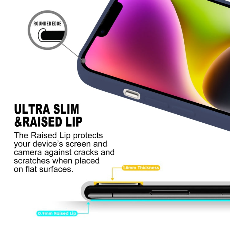 For iPhone 15 GOOSPERY SOFT FEELING Liquid TPU Soft Phone Case(Dark Blue) - HoMEdemic™ 