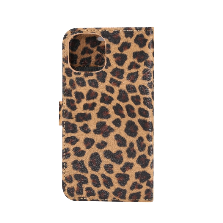 For iPhone 15 Leopard Pattern Horizontal Flip Leather Phone Case(Yellow) - HoMEdemic™ 