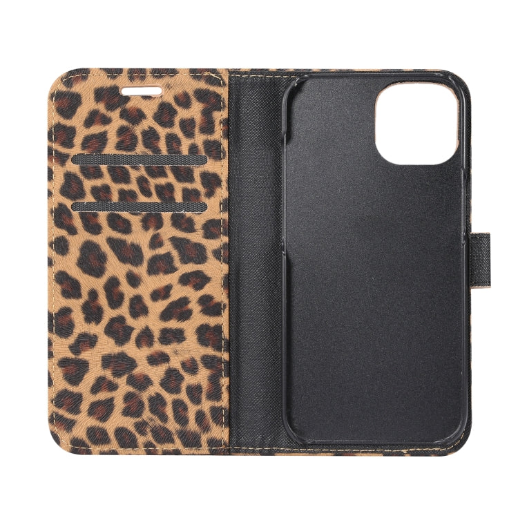 For iPhone 15 Leopard Pattern Horizontal Flip Leather Phone Case(Yellow) - HoMEdemic™ 