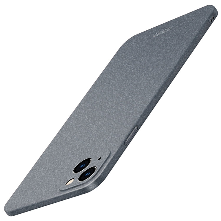 For iPhone 15 MOFI Fandun Series Frosted PC Ultra-thin All-inclusive Phone Case(Gray) - HoMEdemic™ 