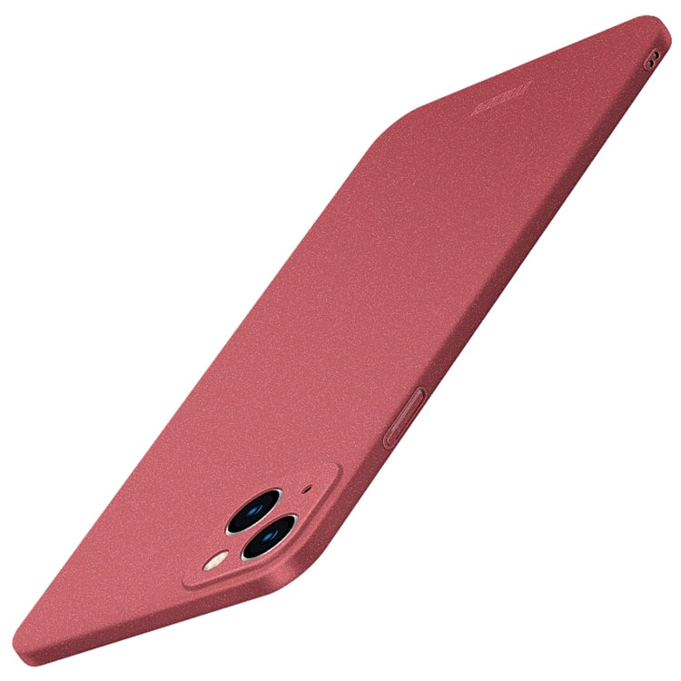 For iPhone 15 MOFI Fandun Series Frosted PC Ultra-thin All-inclusive Phone Case(Red) - HoMEdemic™ 