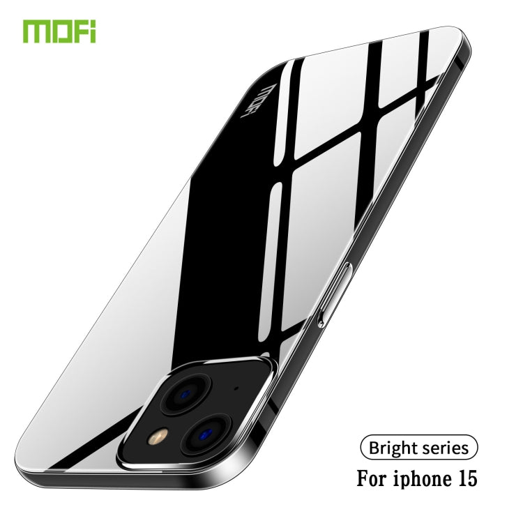 For iPhone 15 MOFI Ming Series Ultra-thin TPU Phone Case(Transparent) - HoMEdemic™ 