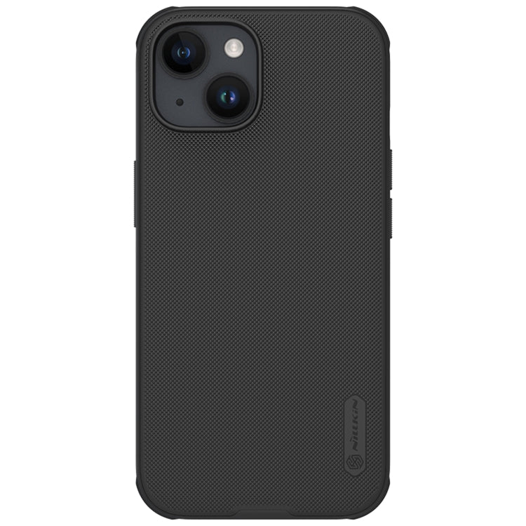 For iPhone 15 NILLKIN Frosted Shield Pro PC + TPU Phone Case(Black) - HoMEdemic™ 