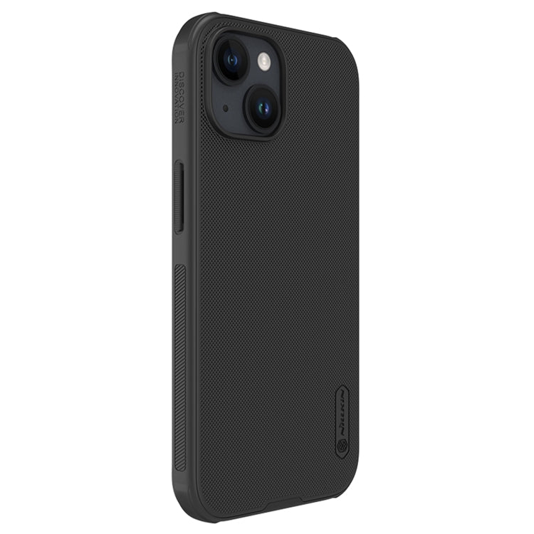 For iPhone 15 NILLKIN Frosted Shield Pro PC + TPU Phone Case(Black) - HoMEdemic™ 