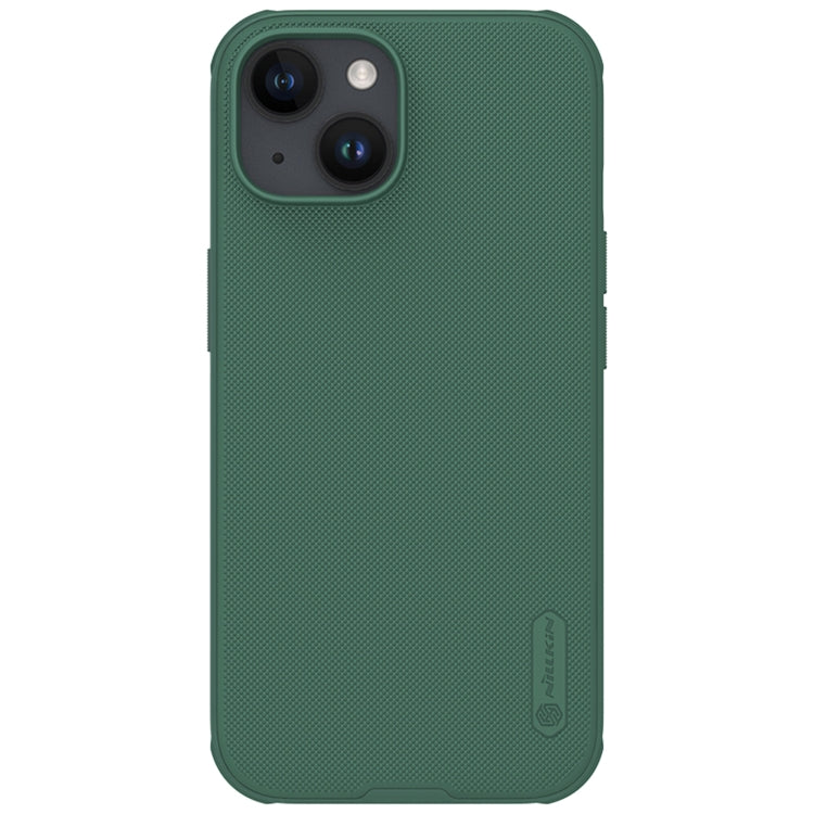 For iPhone 15 NILLKIN Frosted Shield Pro PC + TPU Phone Case(Green) - HoMEdemic™ 