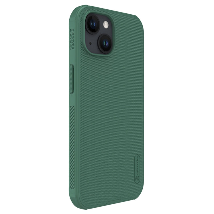 For iPhone 15 NILLKIN Frosted Shield Pro PC + TPU Phone Case(Green) - HoMEdemic™ 