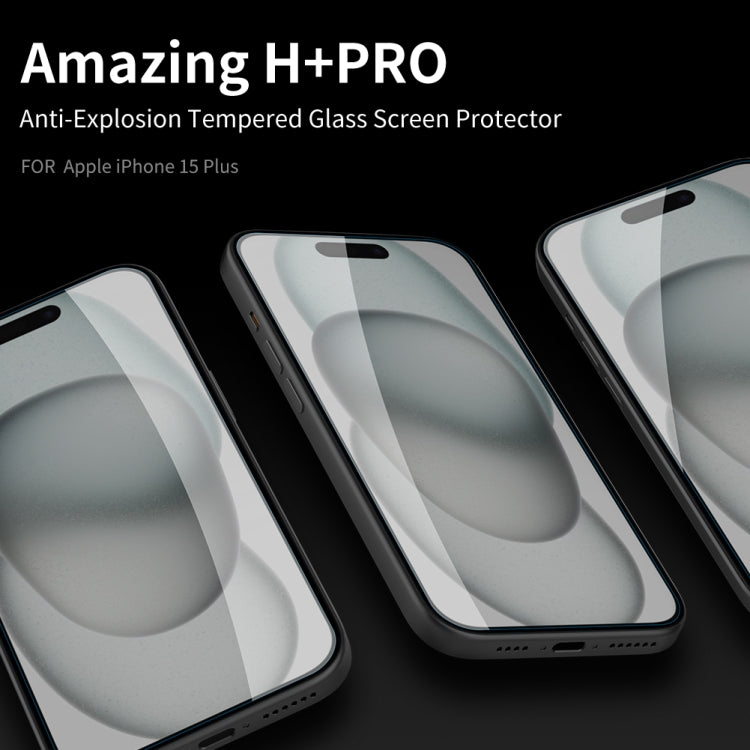 For iPhone 15 NILLKIN H+Pro 0.2mm 9H Explosion-proof Tempered Glass Film - HoMEdemic™ 