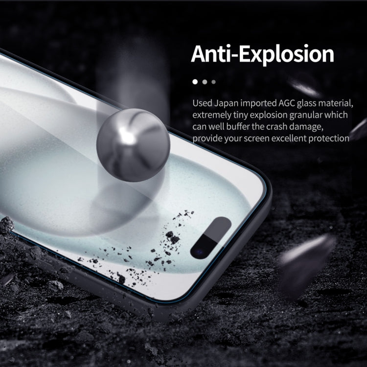 For iPhone 15 NILLKIN H+Pro 0.2mm 9H Explosion-proof Tempered Glass Film - HoMEdemic™ 