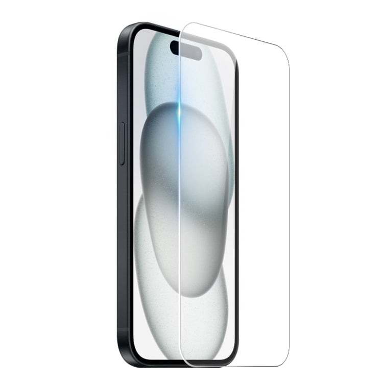 For iPhone 15 NORTHJO 3 in 1 TPU Phone Case with Screen Film and Lens Film(Clear) - HoMEdemic™ 