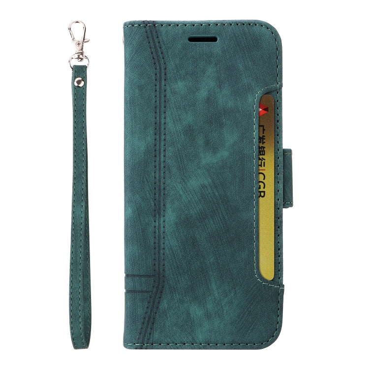 For iPhone 15 Plus BETOPNICE Dual-side Buckle Leather Phone Case(Green) - HoMEdemic™ 