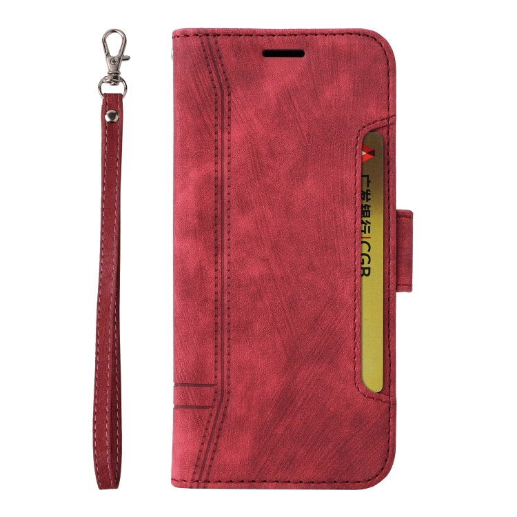 For iPhone 15 Plus BETOPNICE Dual-side Buckle Leather Phone Case(Red) - HoMEdemic™ 