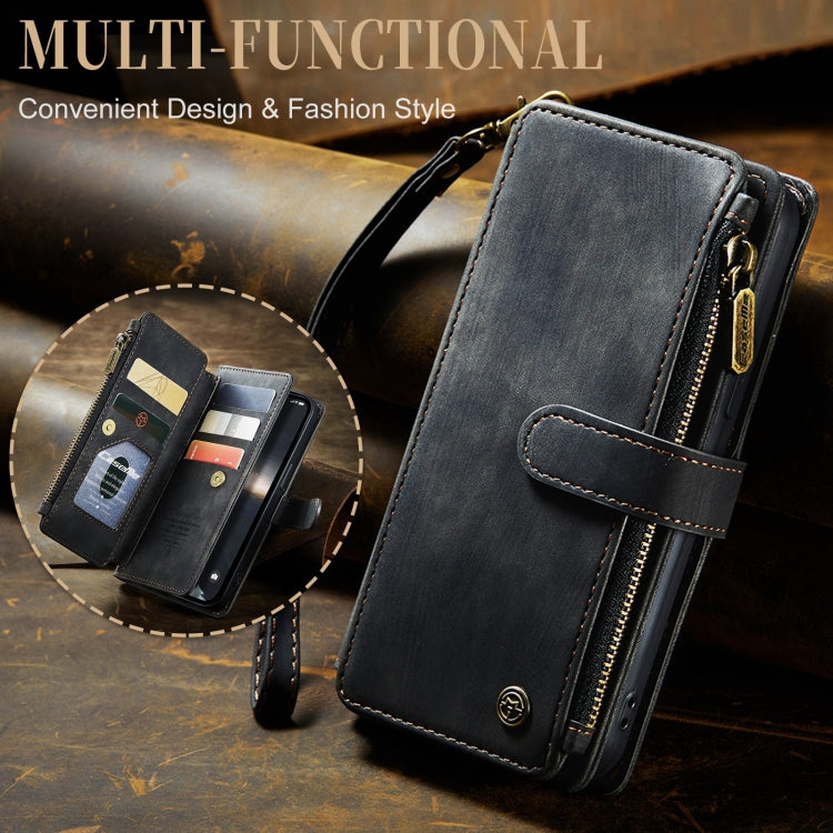 For iPhone 15 Plus CaseMe C30 Multifunctional Leather Phone Case(Black) - HoMEdemic™ 