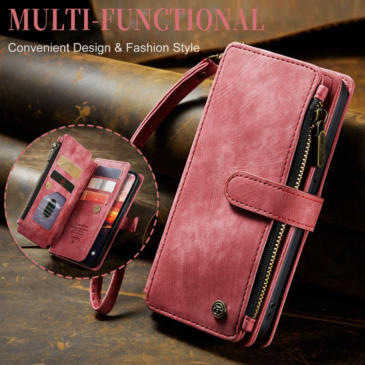 For iPhone 15 Plus CaseMe C30 Multifunctional Leather Phone Case(Red) - HoMEdemic™ 