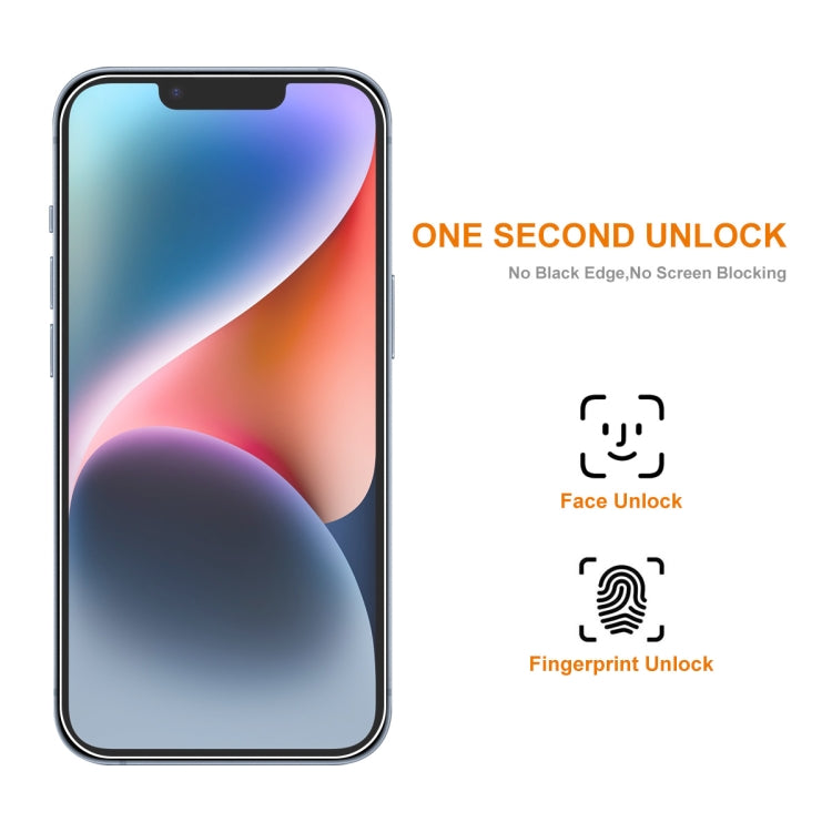 For iPhone 15 Plus ENKAY Hat-Prince 0.26mm 9H 2.5D High Aluminum-silicon Tempered Glass Film - HoMEdemic™ 