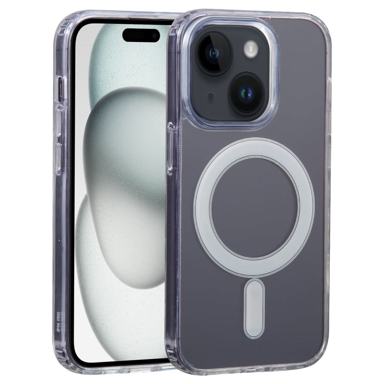 For iPhone 15 Plus GEBEI MagSafe Magnetic Transparent Phone Case(Transparent) - HoMEdemic™ 