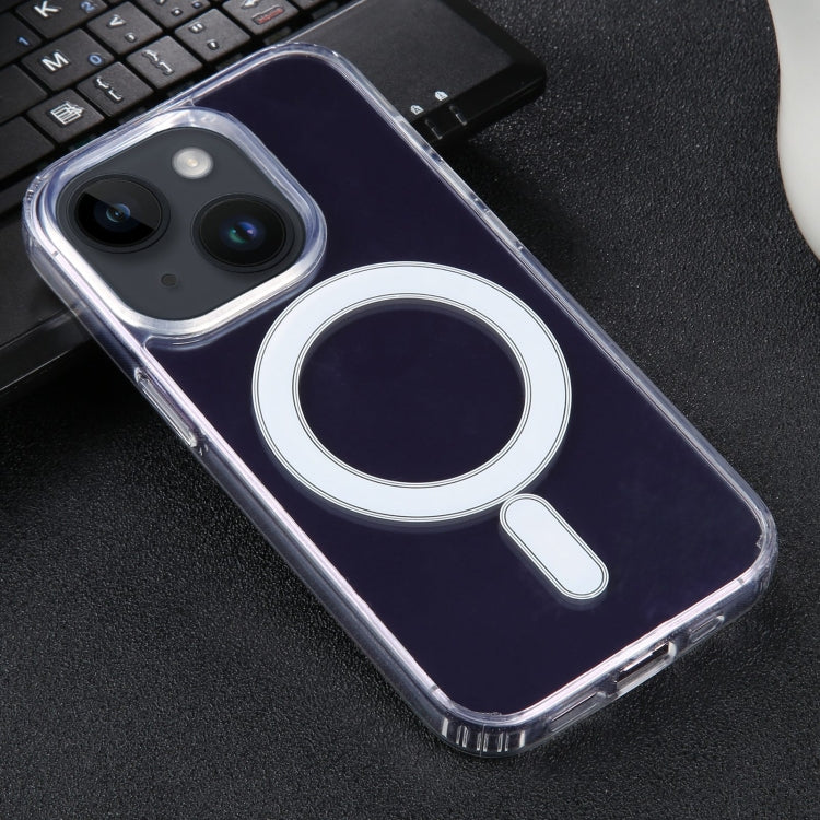 For iPhone 15 Plus GEBEI MagSafe Magnetic Transparent Phone Case(Transparent) - HoMEdemic™ 