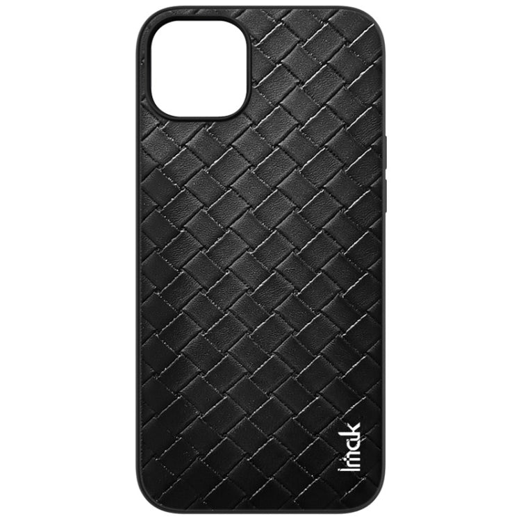 For iPhone 15 Plus IMAK LX-5 Series Shockproof PC + PU + TPU Protective Phone Case(Weaving Texture) - HoMEdemic™ 